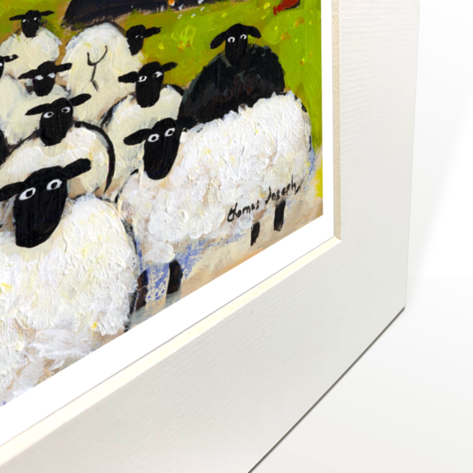 We Luv Ewe Silly Moo Mounted Print