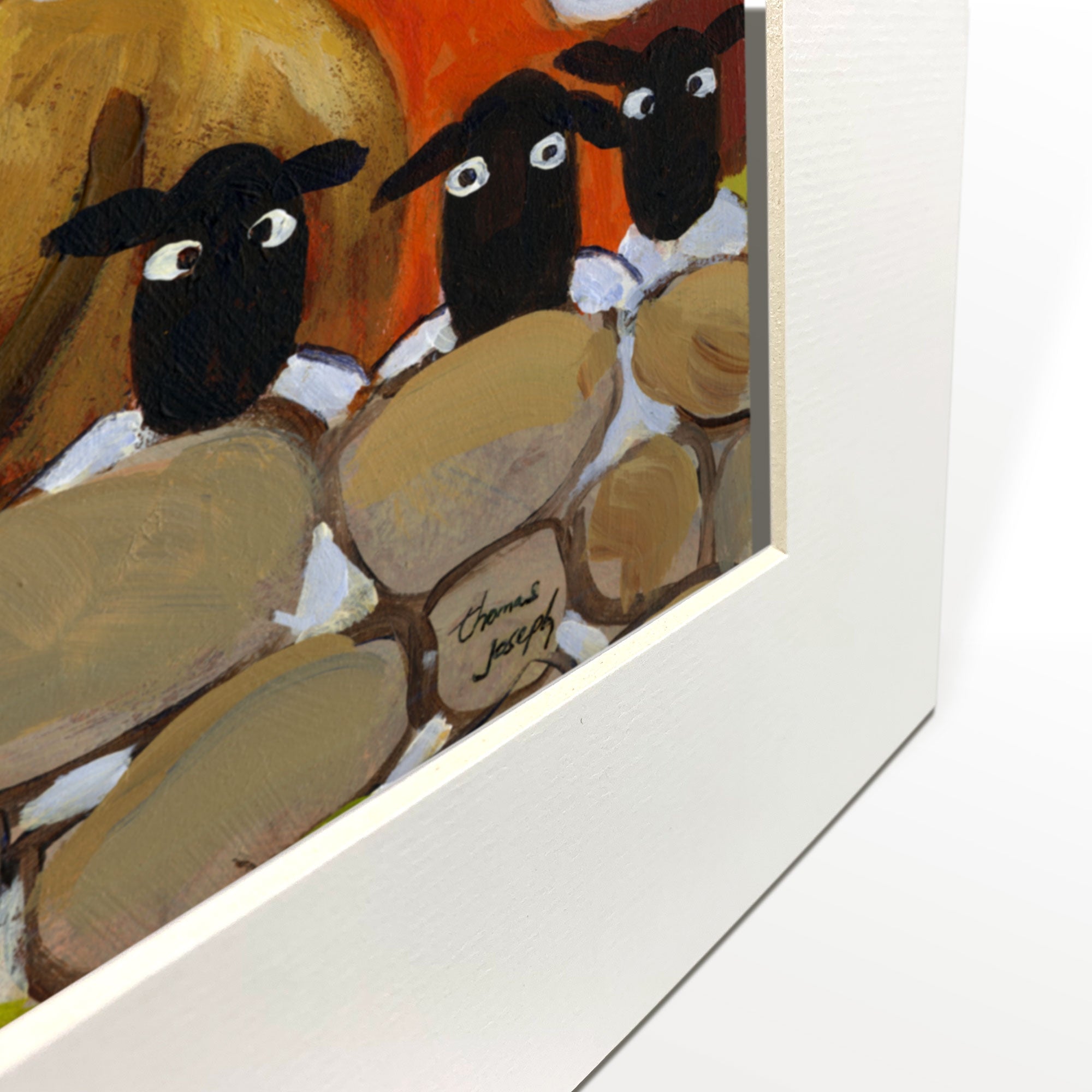 Ewe Got Friends Mounted Print