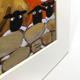 Ewe Got Friends Mounted Print