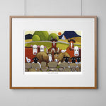 Ewe Got Friends Mounted Print