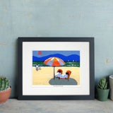Ewe Need A Break Mounted Print