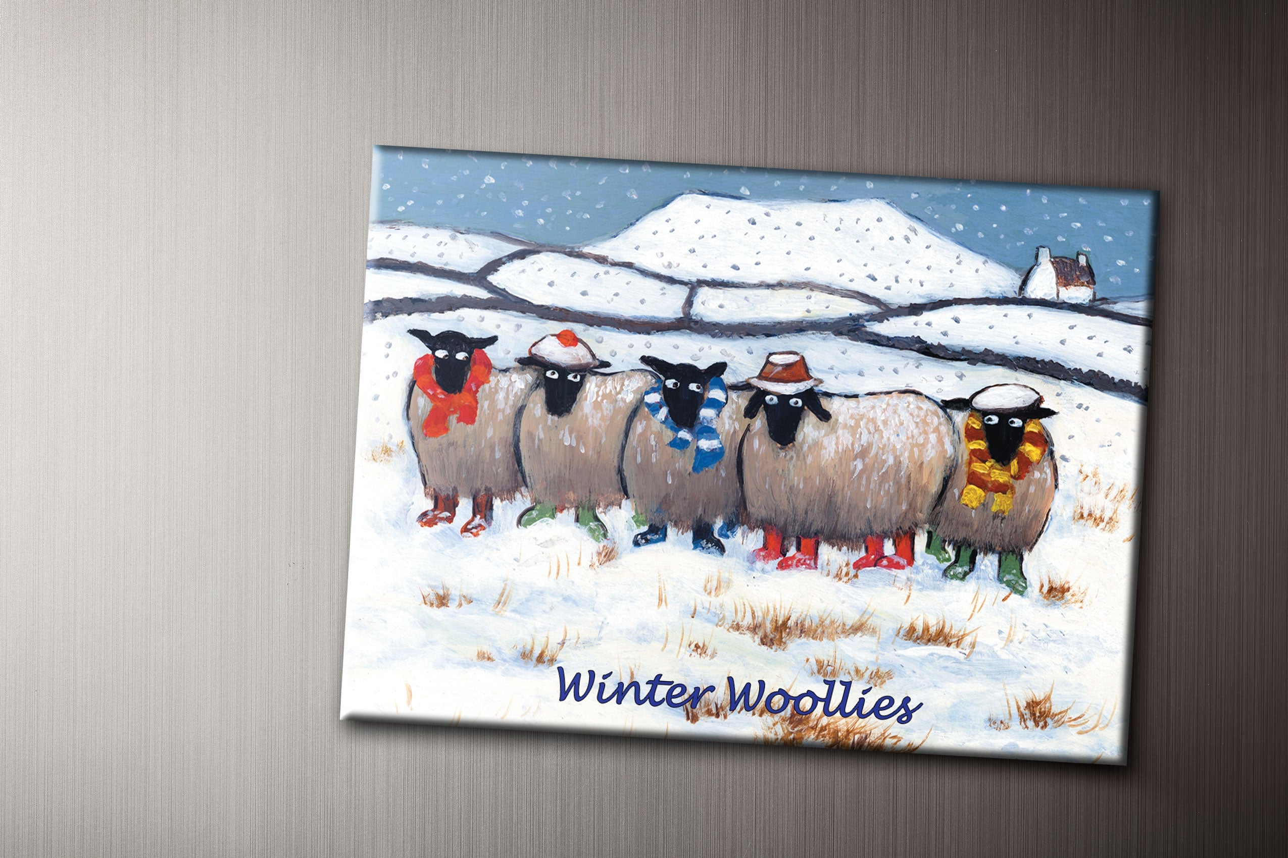 Winter Woollies Fridge Magnet