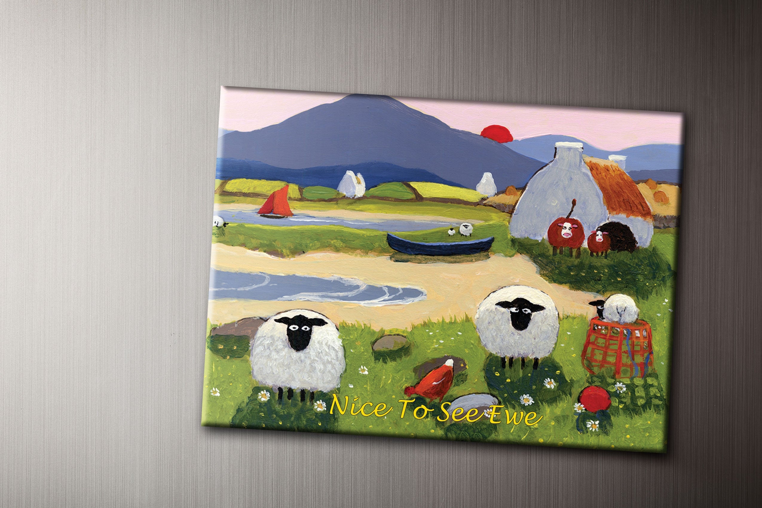 Nice To See Ewe Fridge Magnet