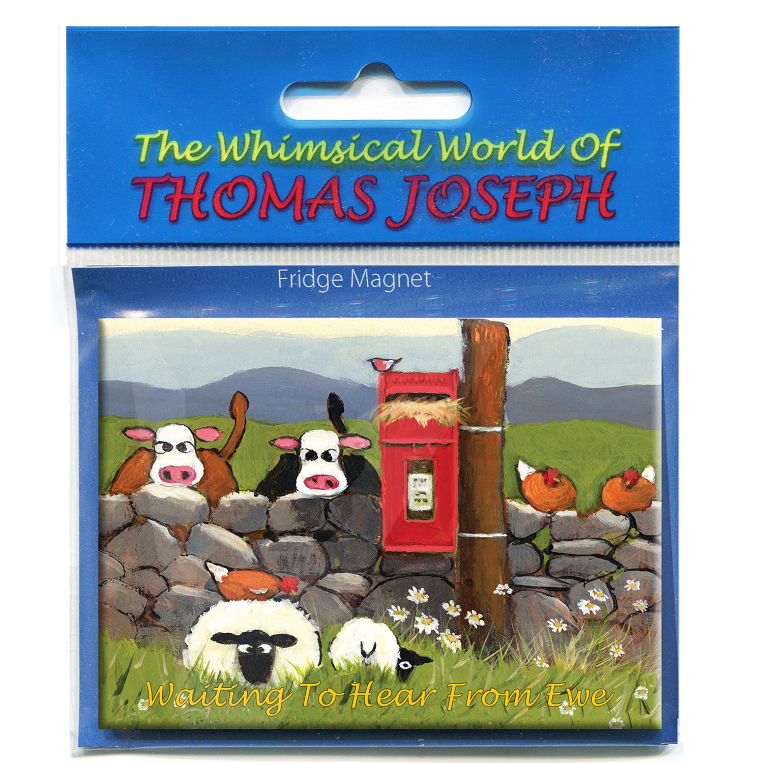 Waiting To Hear From Ewe Fridge Magnet