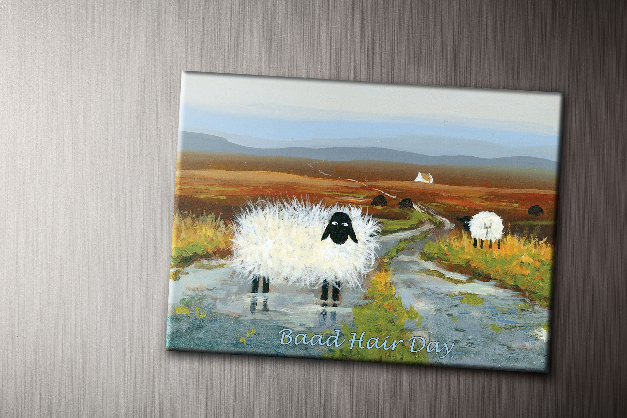 Baaad Hair Day Fridge Magnet