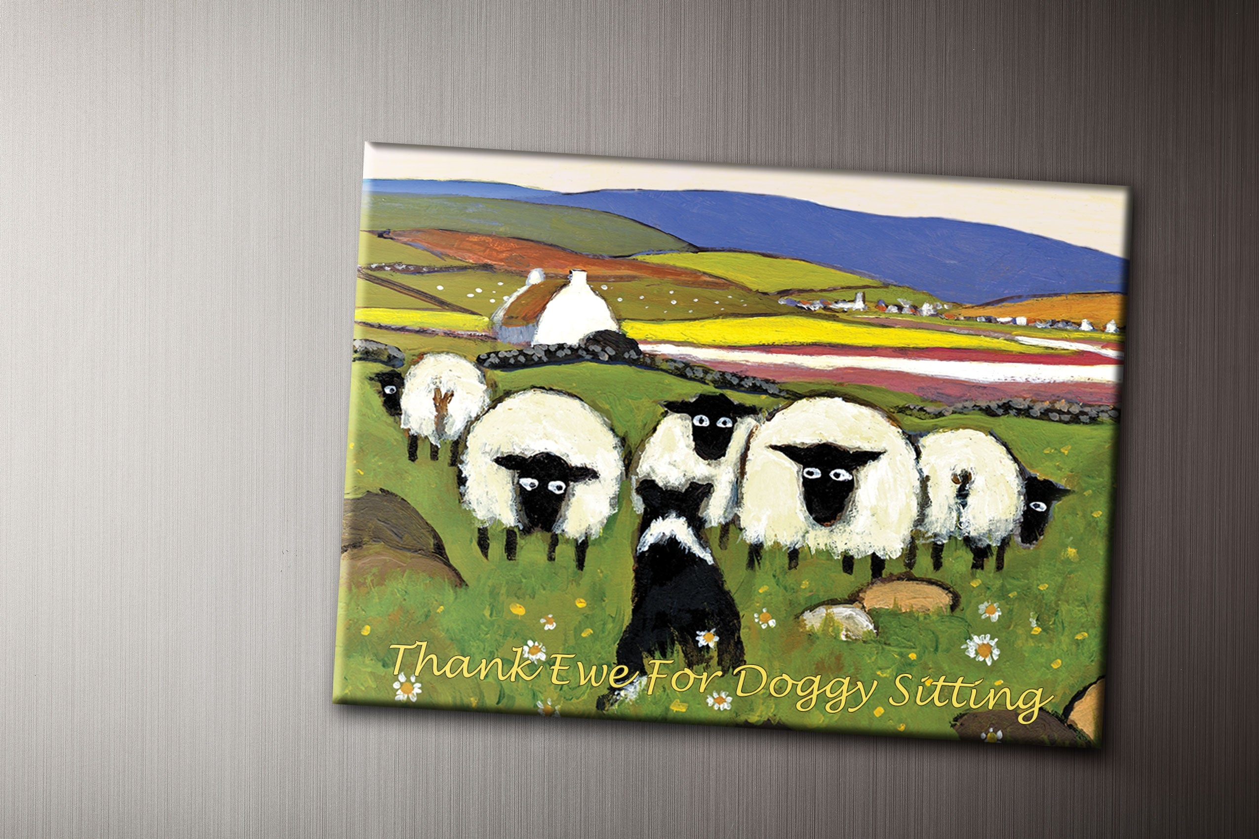 Thank Ewe For Doggy Sitting Fridge Magnet