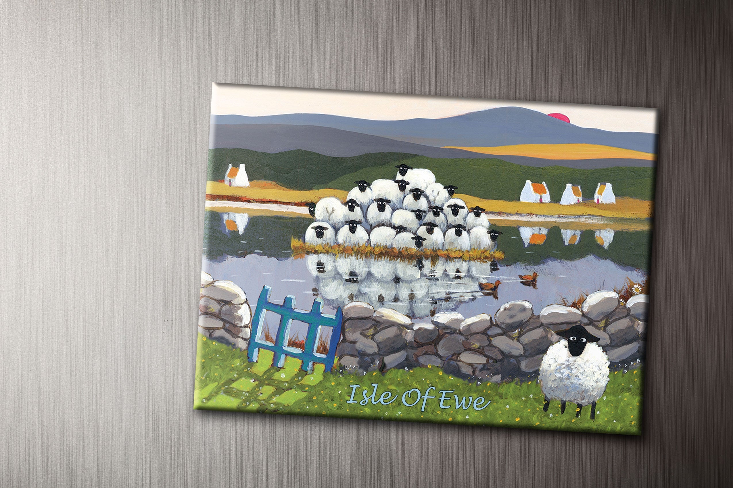 Isle of Ewe Fridge Magnet