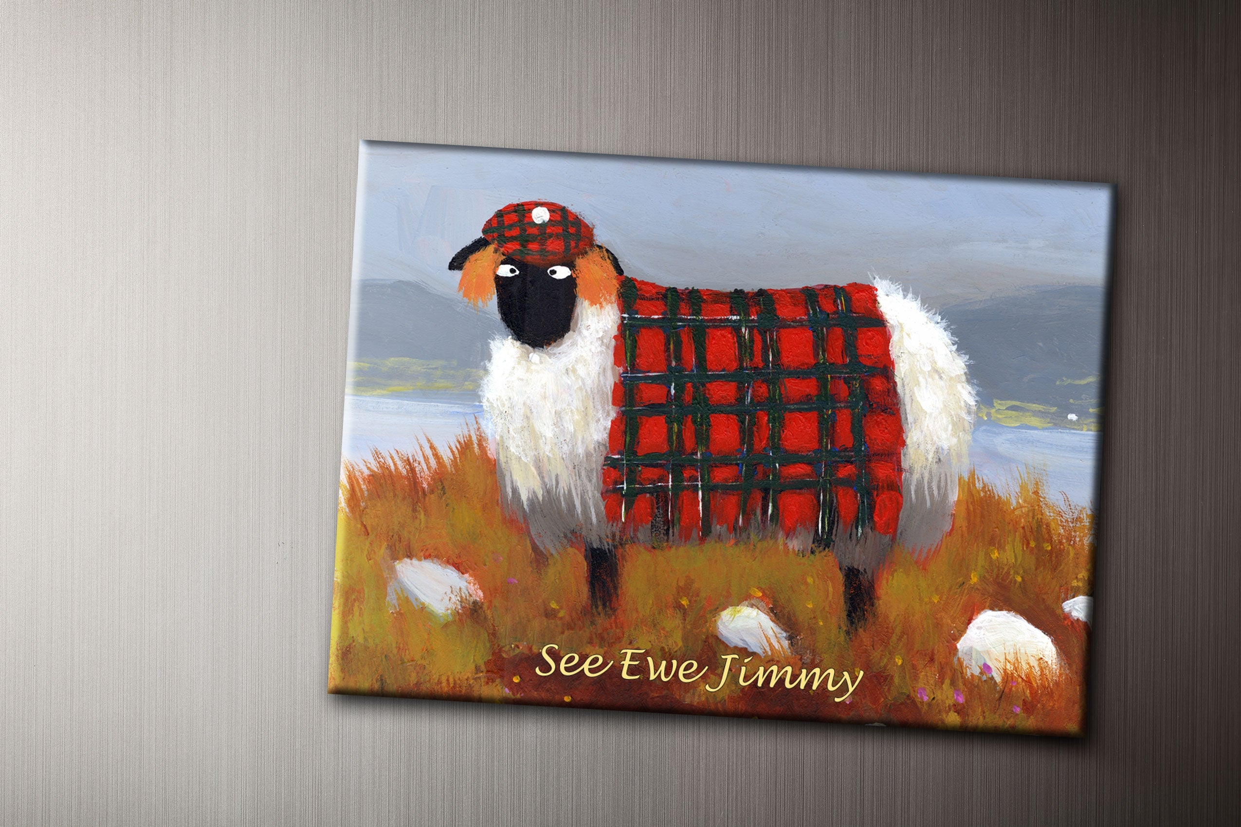 See Ewe Jimmy Fridge Magnet