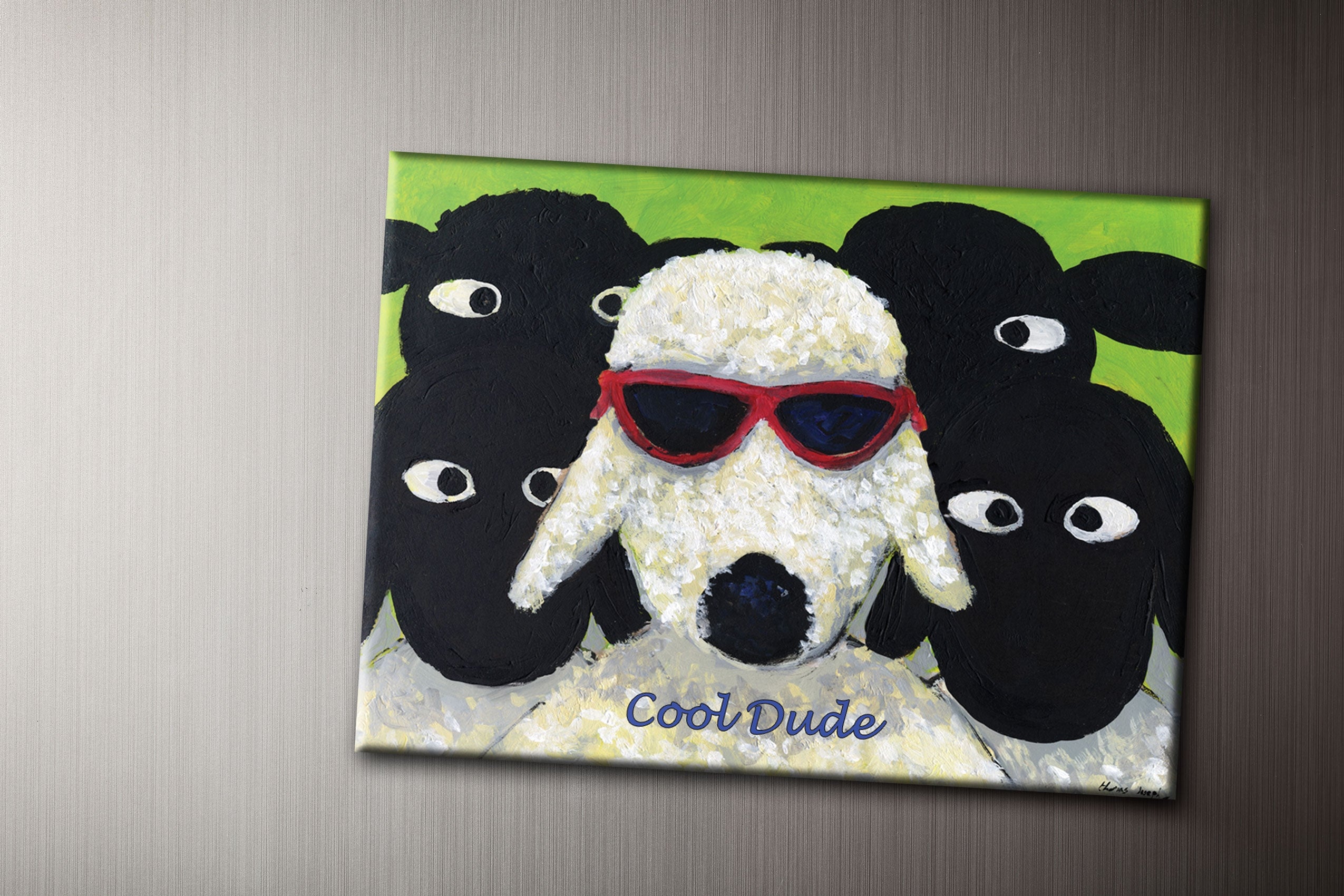 Ewe're a Cool Dude Fridge Magnet
