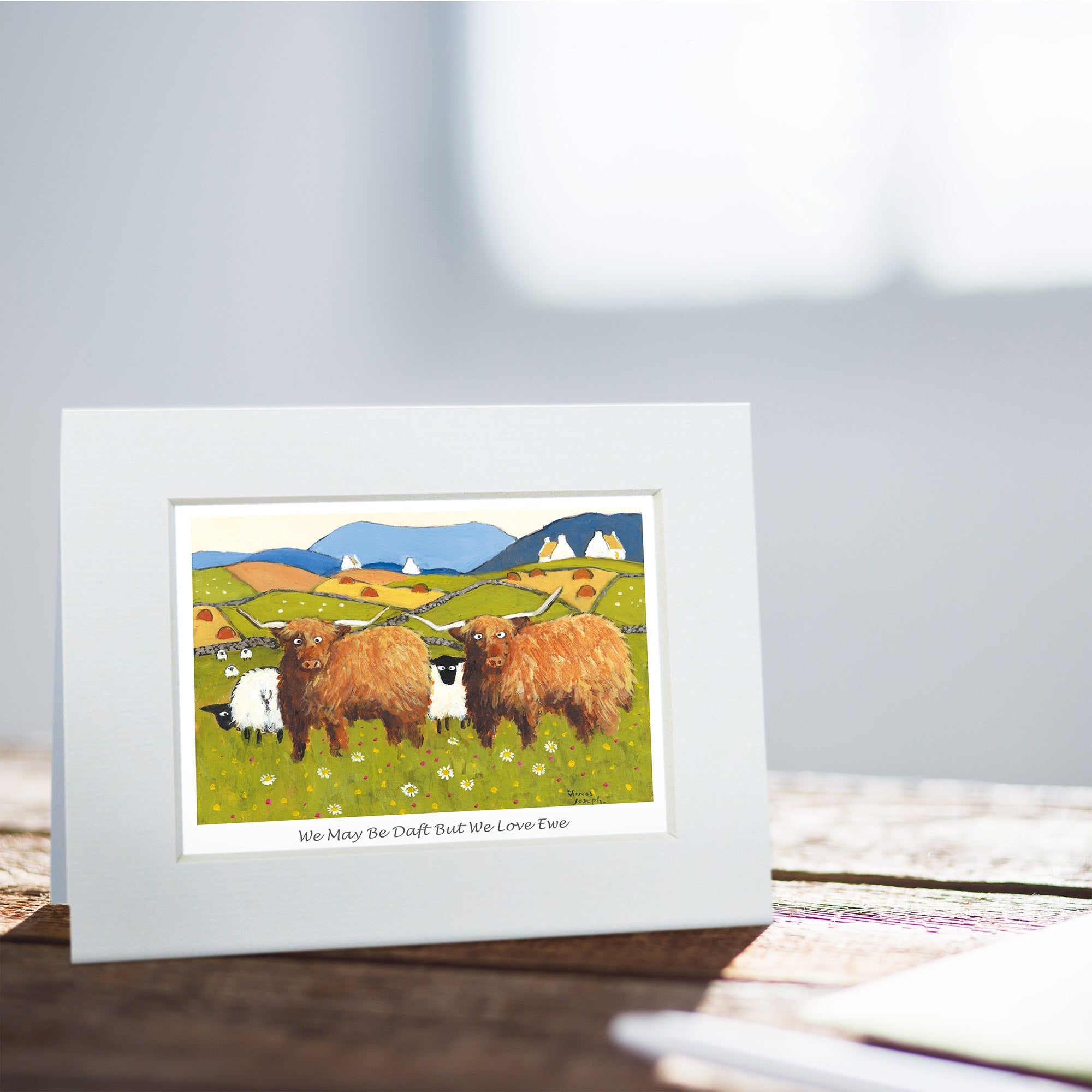 We May Be Daft But We Love Ewe Greeting Card