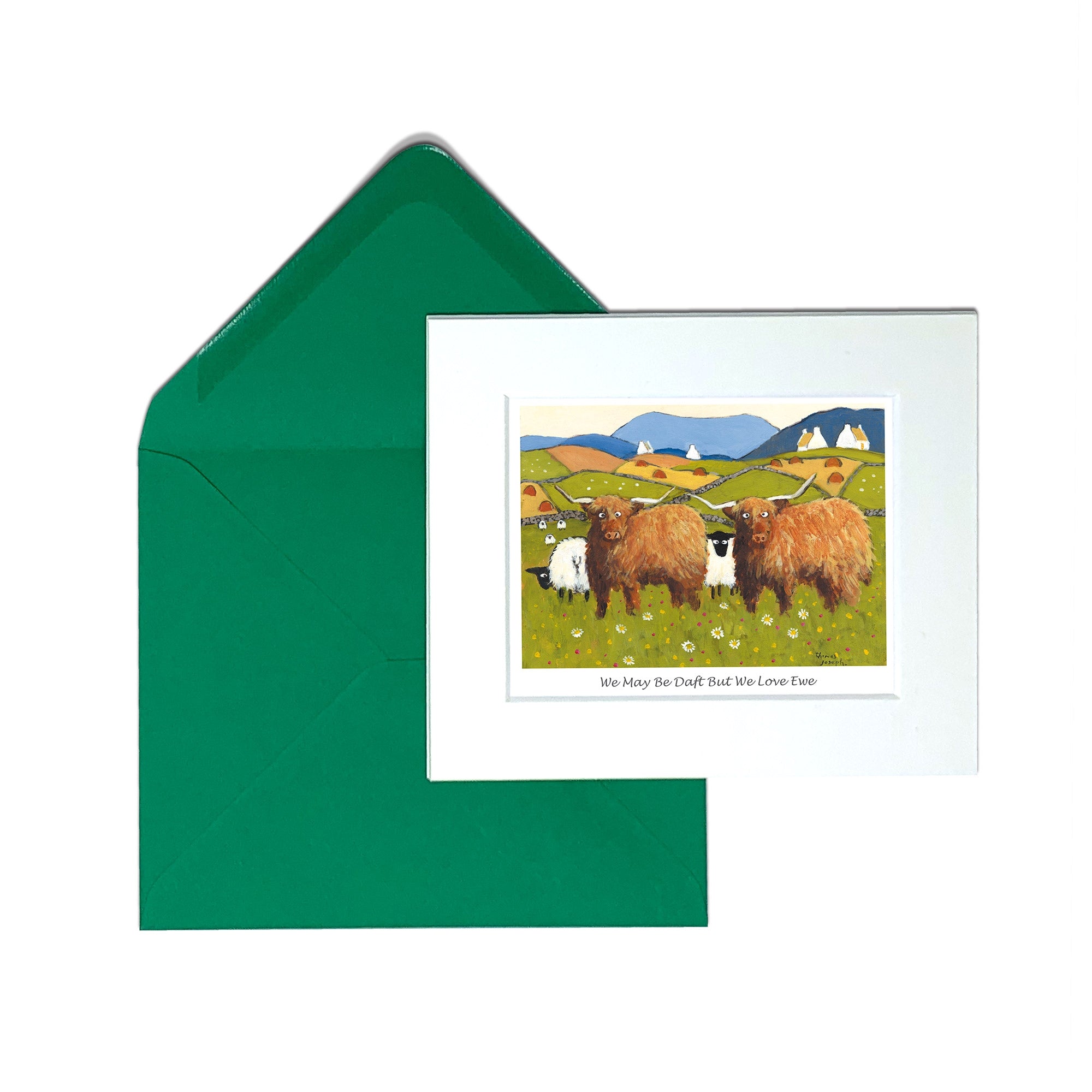 We May Be Daft But We Love Ewe Greeting Card