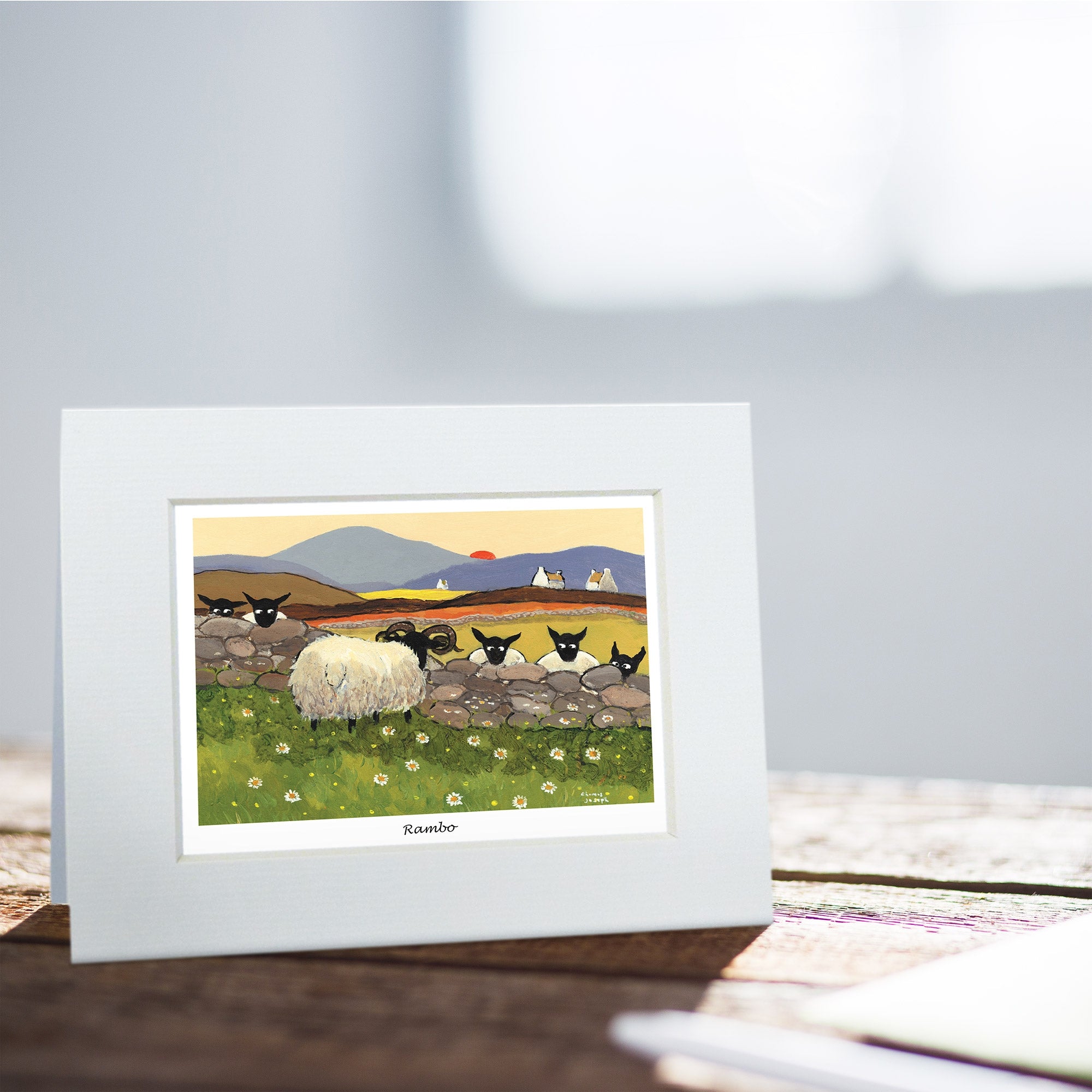 Rambo Greeting Card