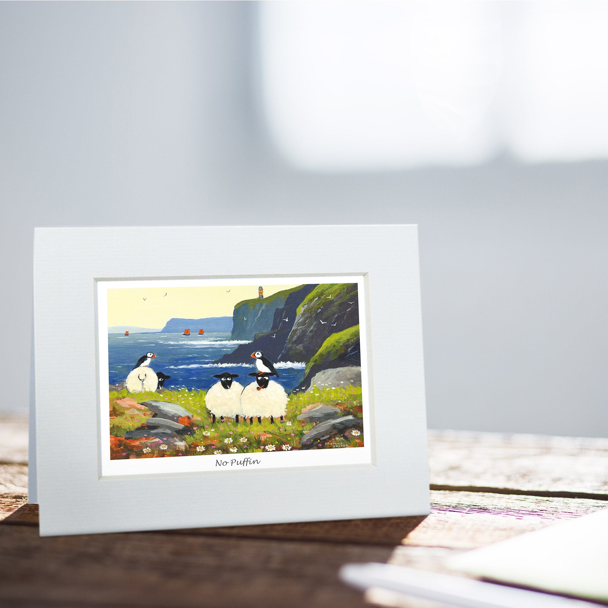 No Puffin Greeting Card