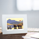 Highland Sunset Greeting Card