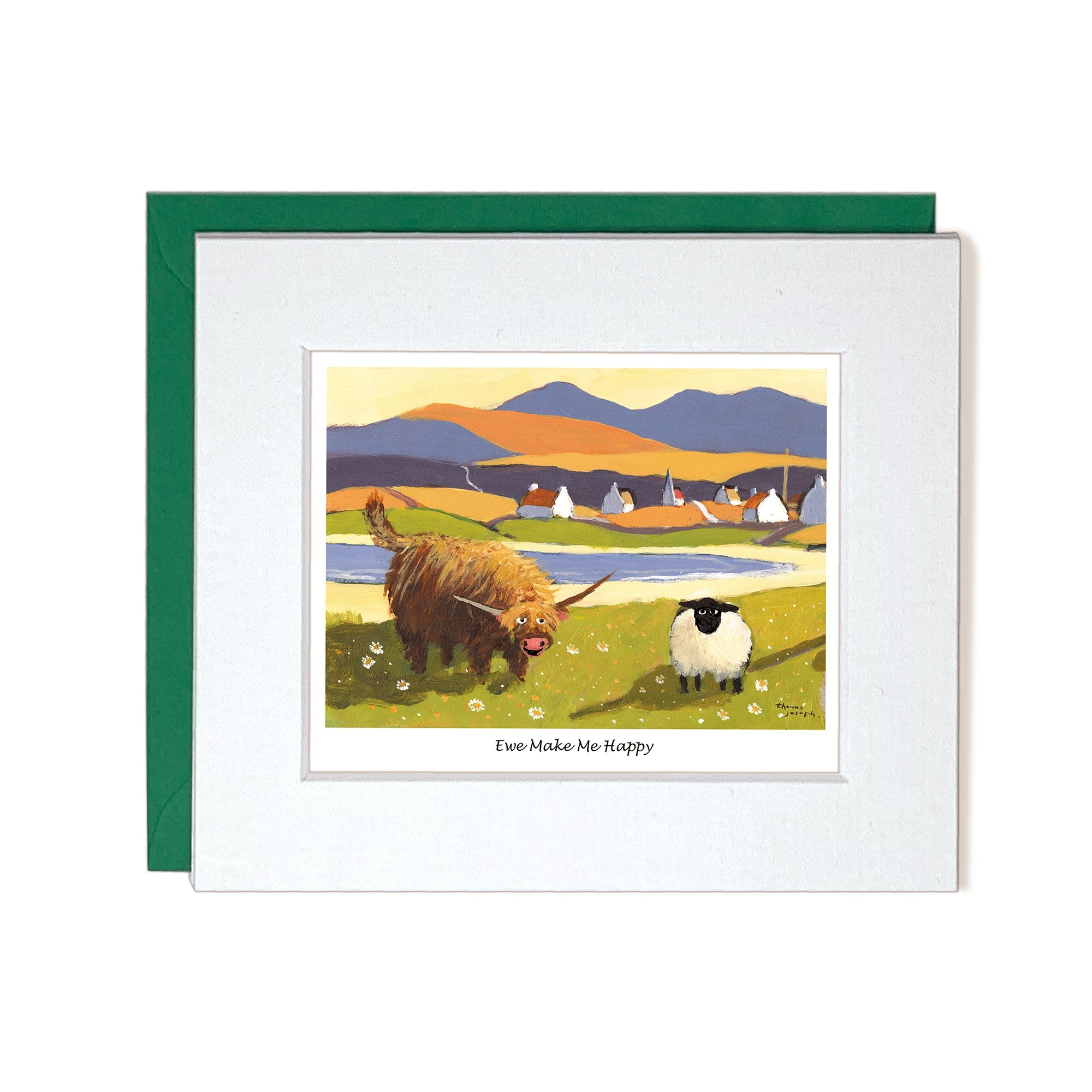 Envelope and Card happy farm animals