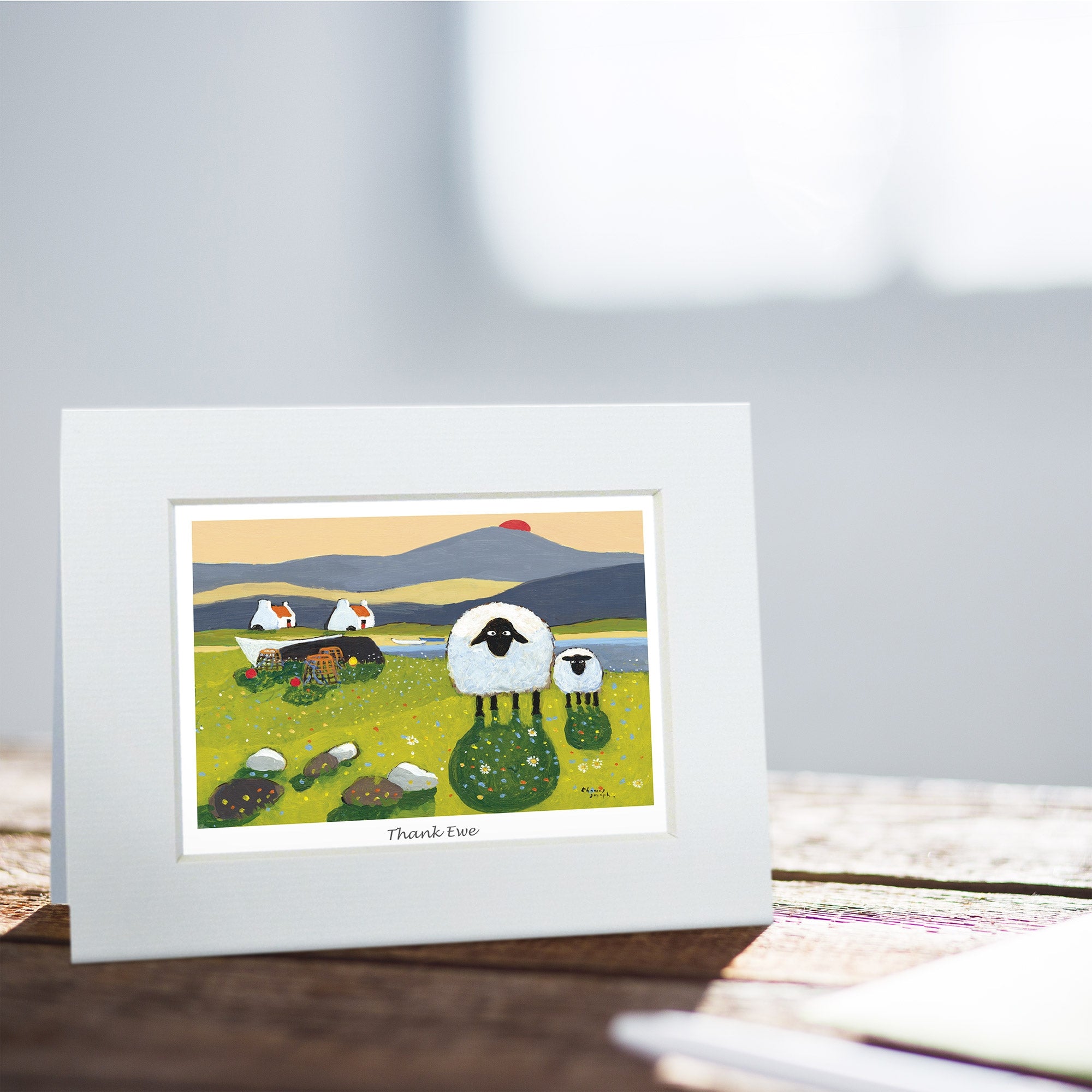 Thank Ewe Greeting Card