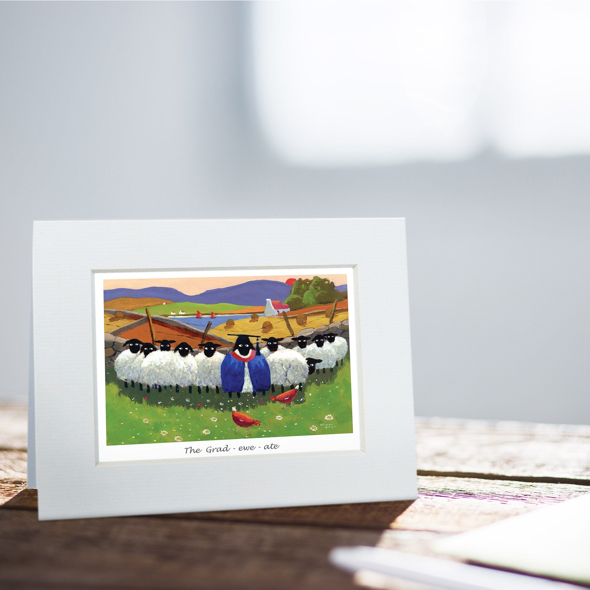 The Grad-Ewe-Ate Greeting Card