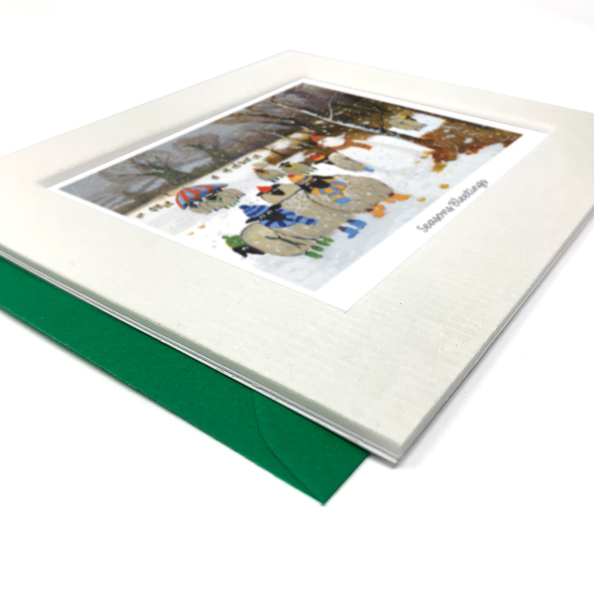 Seasons Bleetings Greeting Card