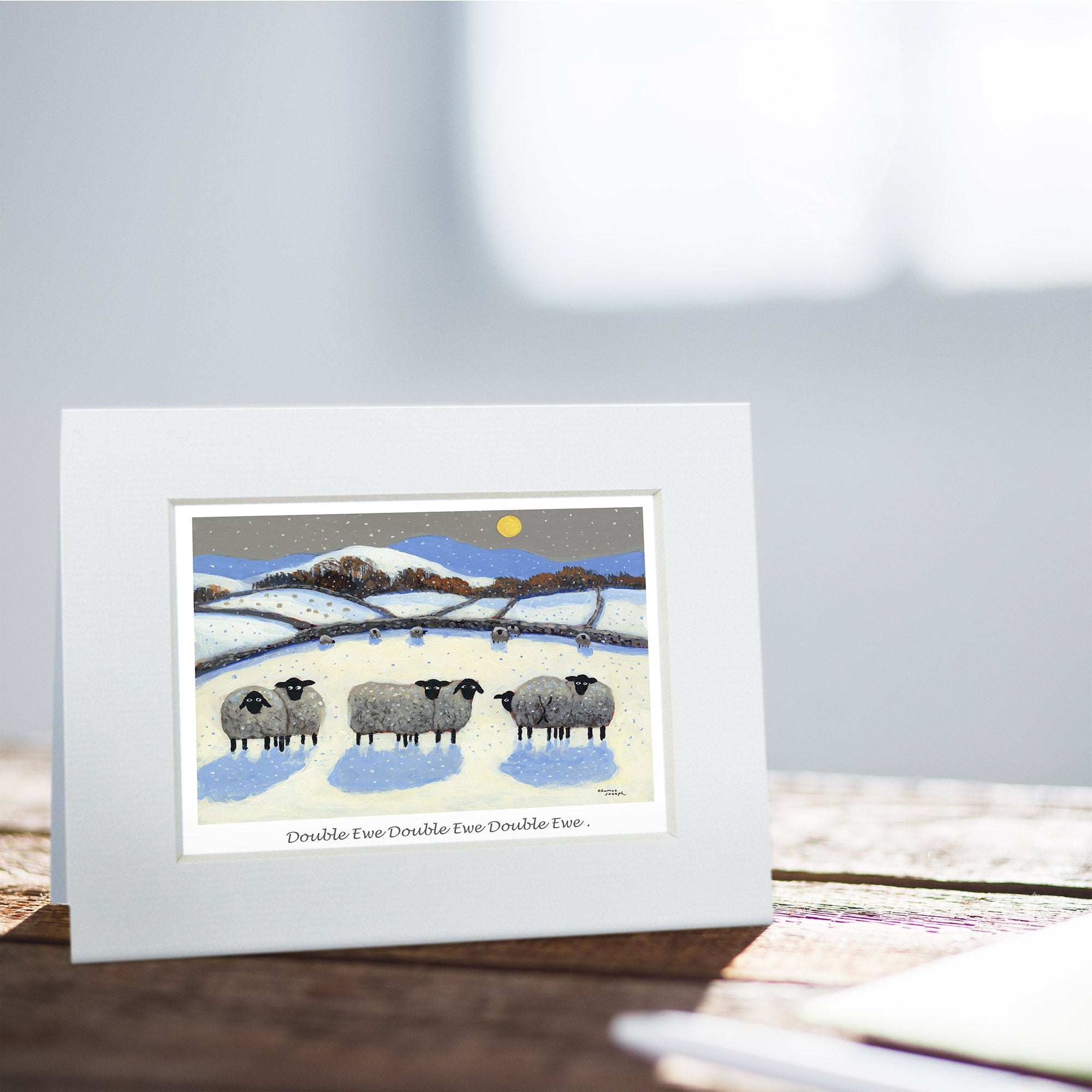 Double Ewe, Double Ewe, Double Ewe Greeting Card