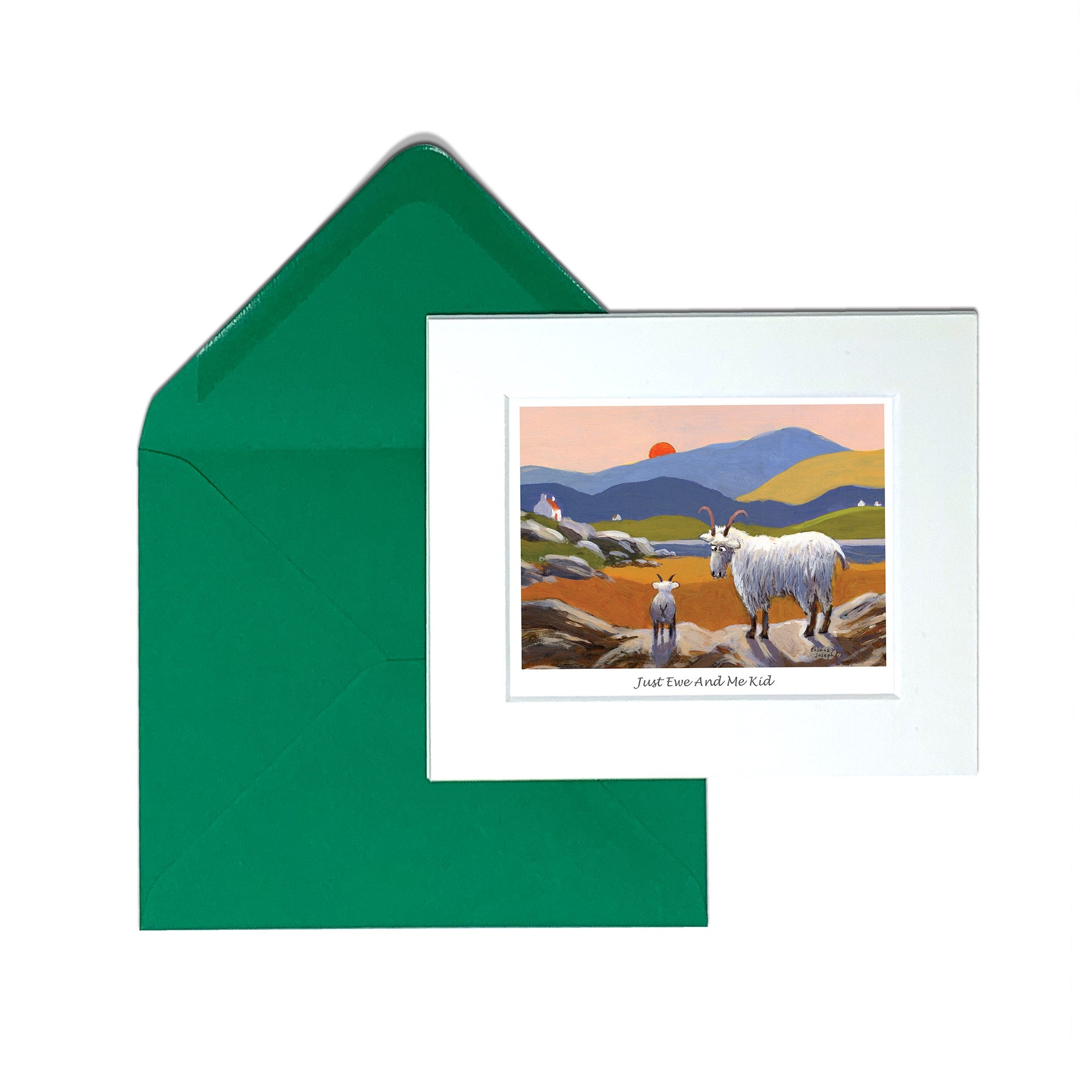 Just Ewe & Me Kid Greeting Card