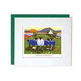 Envelope and Card sheep wearing stethoscope