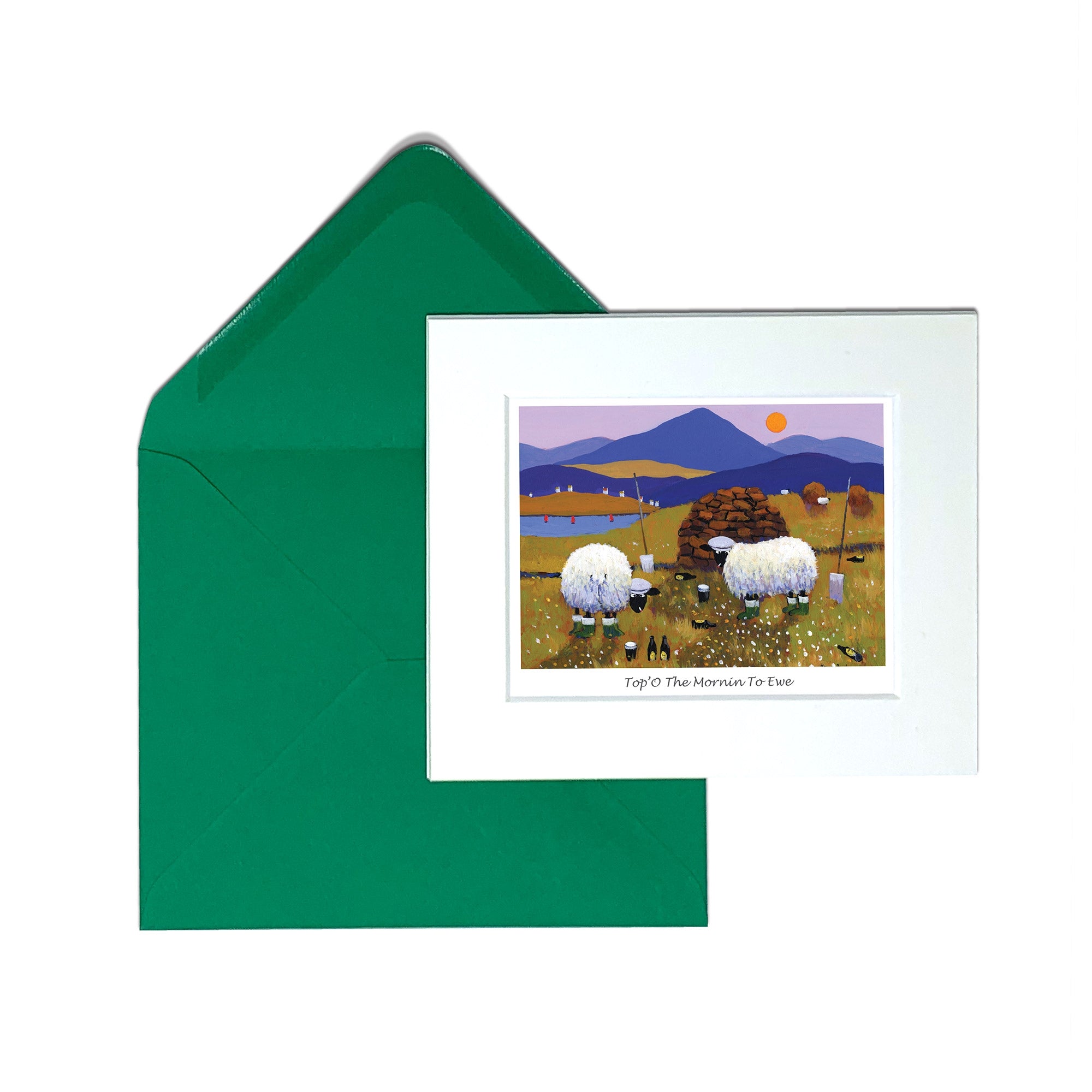 Top O'the Mornin To Ewe Greeting Card