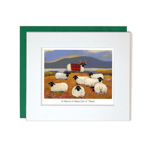 Double Mounted Print "Double Ewe, Double Ewe" By Thomas Joseph - The