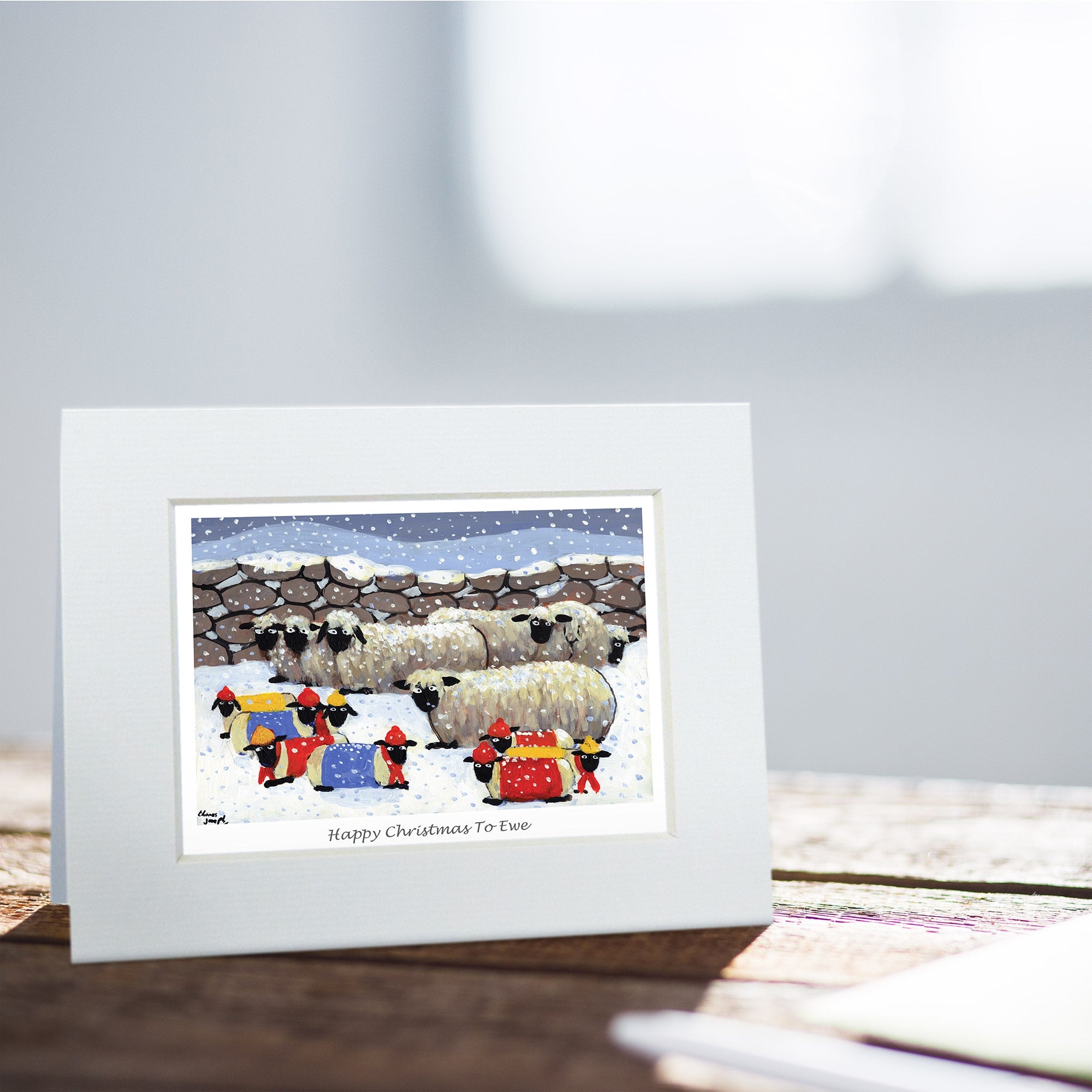 Happy Christmas To Ewe Greeting Card