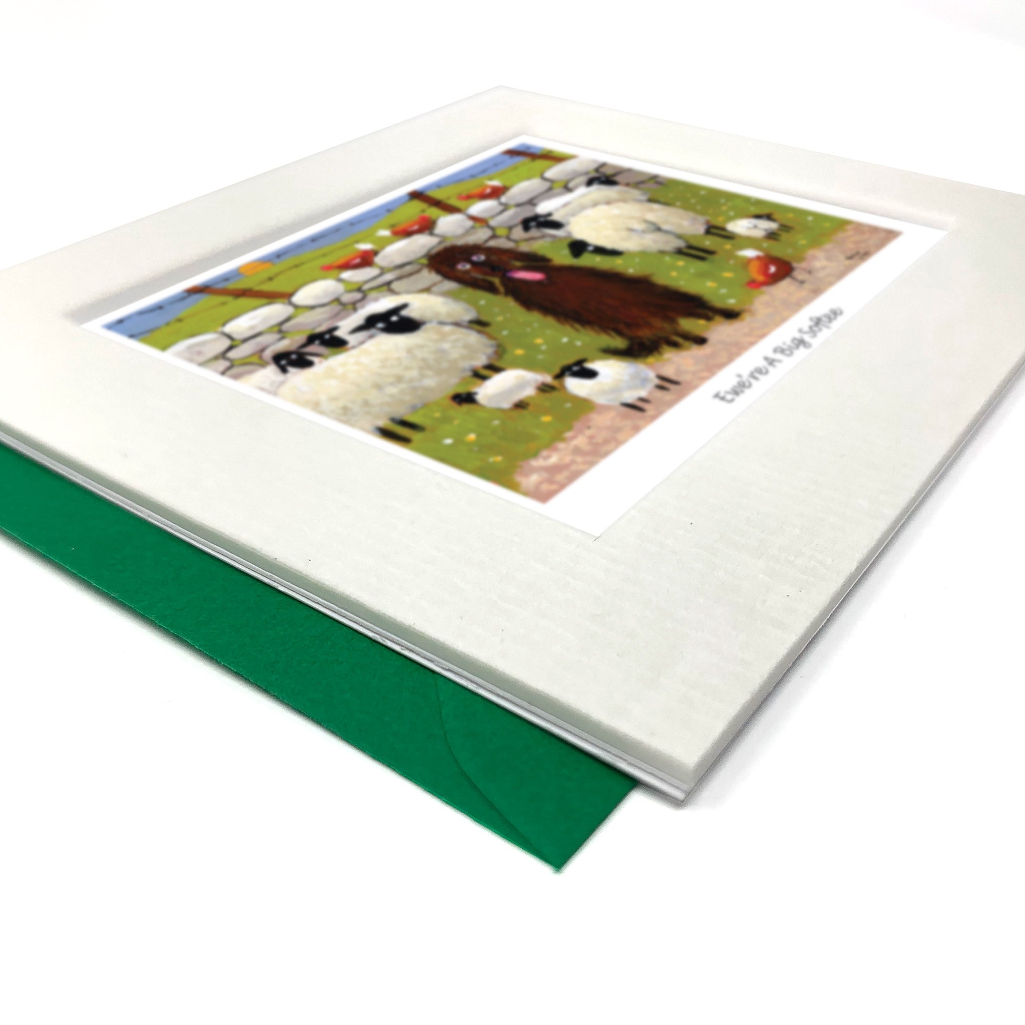 Ewe're A Big Softee Greeting Card