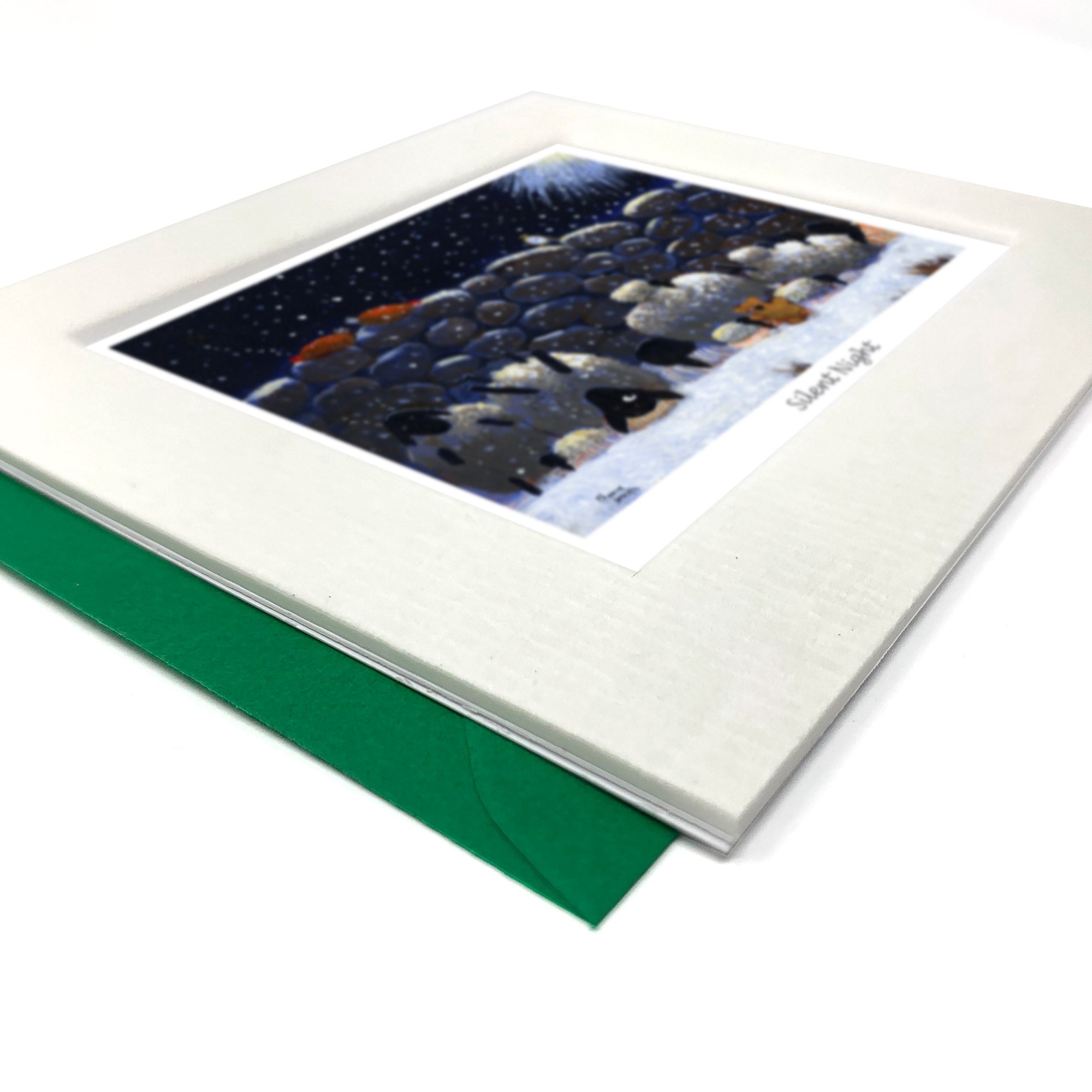 Silent Night Greeting Card