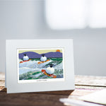 Surfin Dude Greeting Card