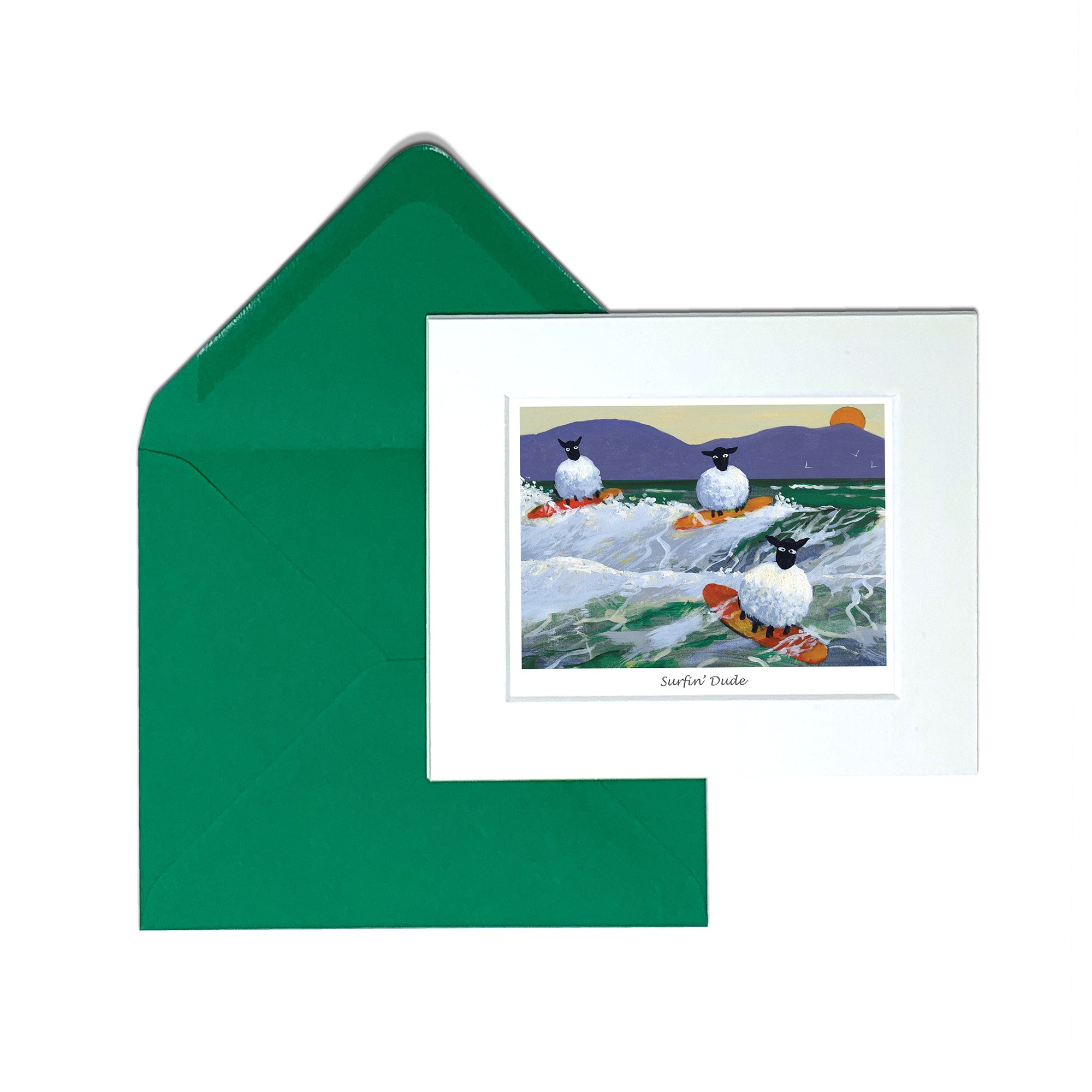 Surfin Dude Greeting Card