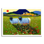 How Do Ewe Deux Mounted Print