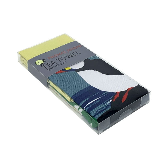 Puffin Compares to Ewe Tea Towel by Thomas Joseph