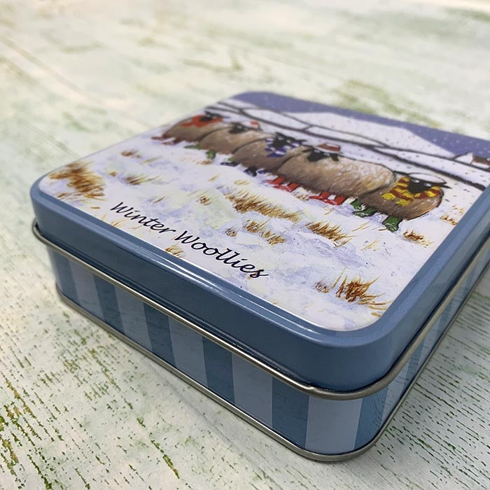 Winter Woolies Fudge Tin