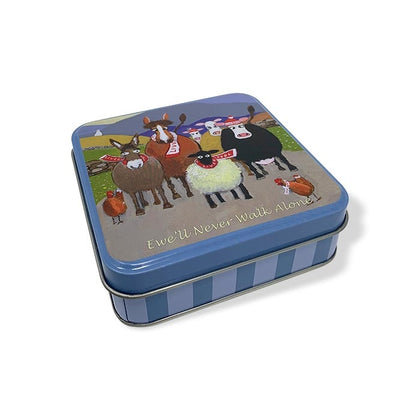 Storage tin featuring the beautiful artwork by Thomas Joseph