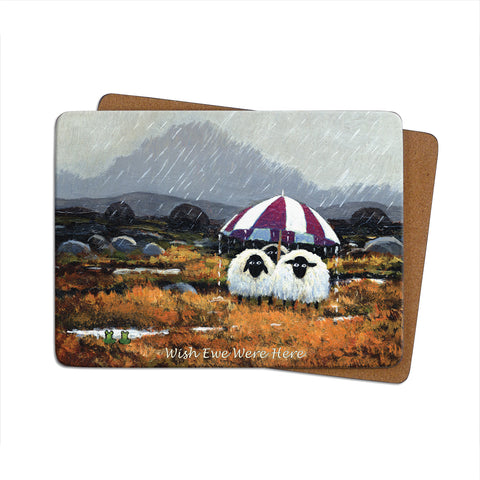 Wish Ewe Were Here Single Table Mat