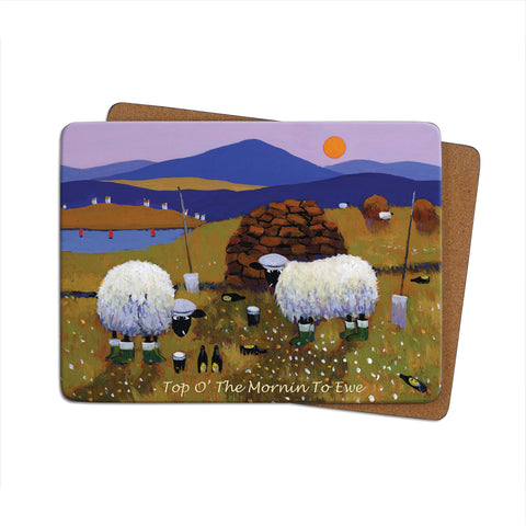 Top O'the Morning To Ewe Single Table Mat