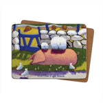 On The Pigs Back Single Table Mat