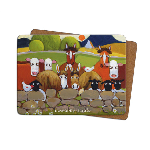 Ewe Got Friends Single Table Mat