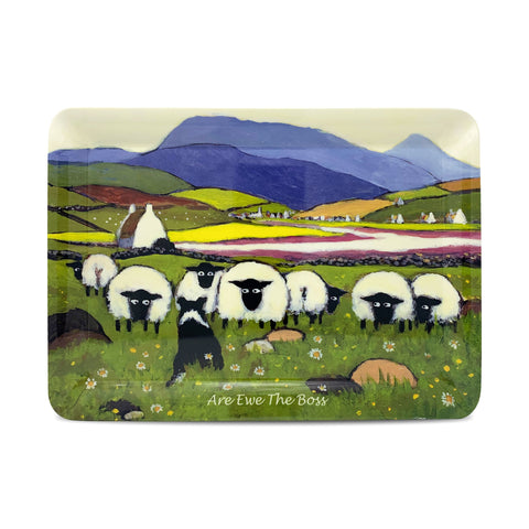 Collie and Sheep Farm Tray Thomas Joseph